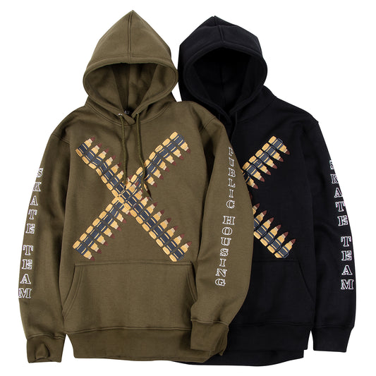Public Housing Skate Team Bullet Hoodies