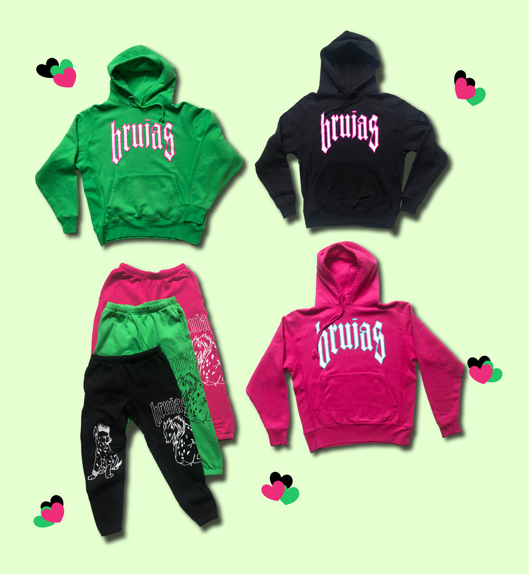 Brujas Hyena Sweatpants + Logo Hoodie Delivery