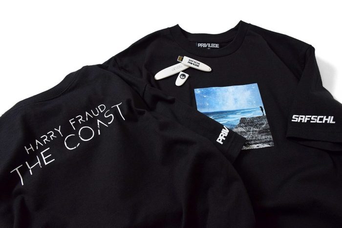 Privilege x SRFSCHL x HARRY FRAUD The Coast Tee + USB