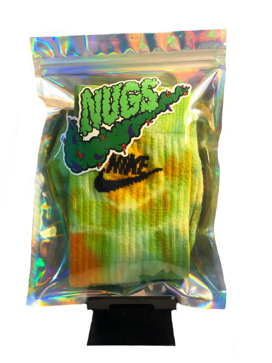 NUGS CUSTOM NIKE TIE DYE SOCKS