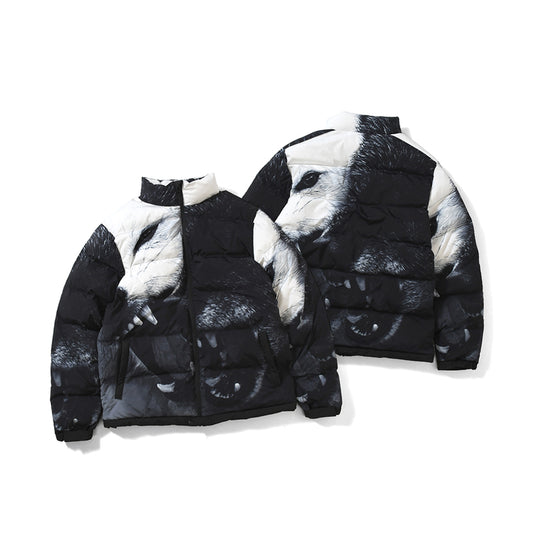 Saints & Sinners Wolf Puffer Jacket Delivery