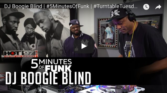 DJ Boogie Blind | #5MinutesOfFunk |