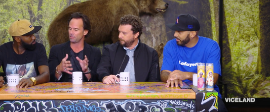 Mero of the  Desus and Mero show for Lafayette NYC