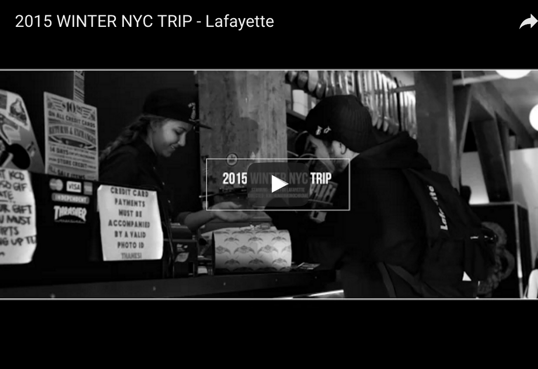 Lafayette 2015 Winter NYC Trip