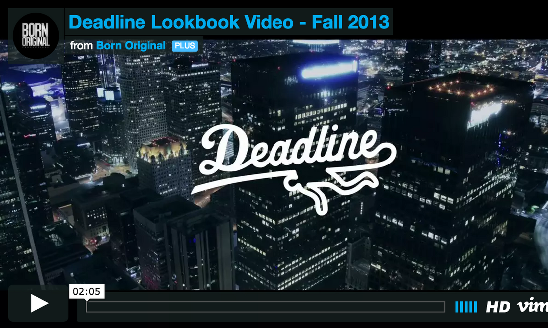 Deadline 2013 Fall Video Lookbook