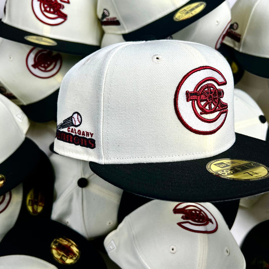 Calgary Cannons Chrome White/Black New Era 59Fifty Now Available Online & In-Store