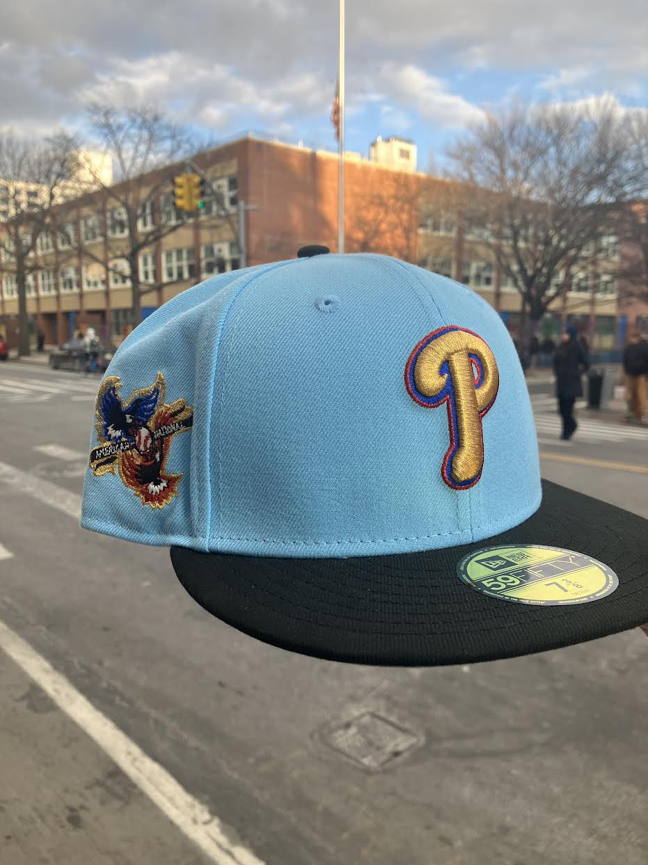 Philadelphia Phillies American League Doscientos Blue/Black 59Fifty New Era Hat