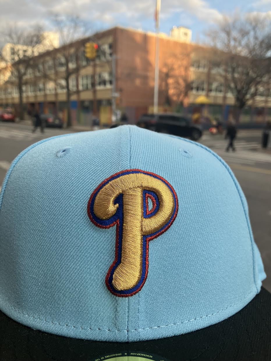 Philadelphia Phillies American League Doscientos Blue/Black 59Fifty New Era Hat