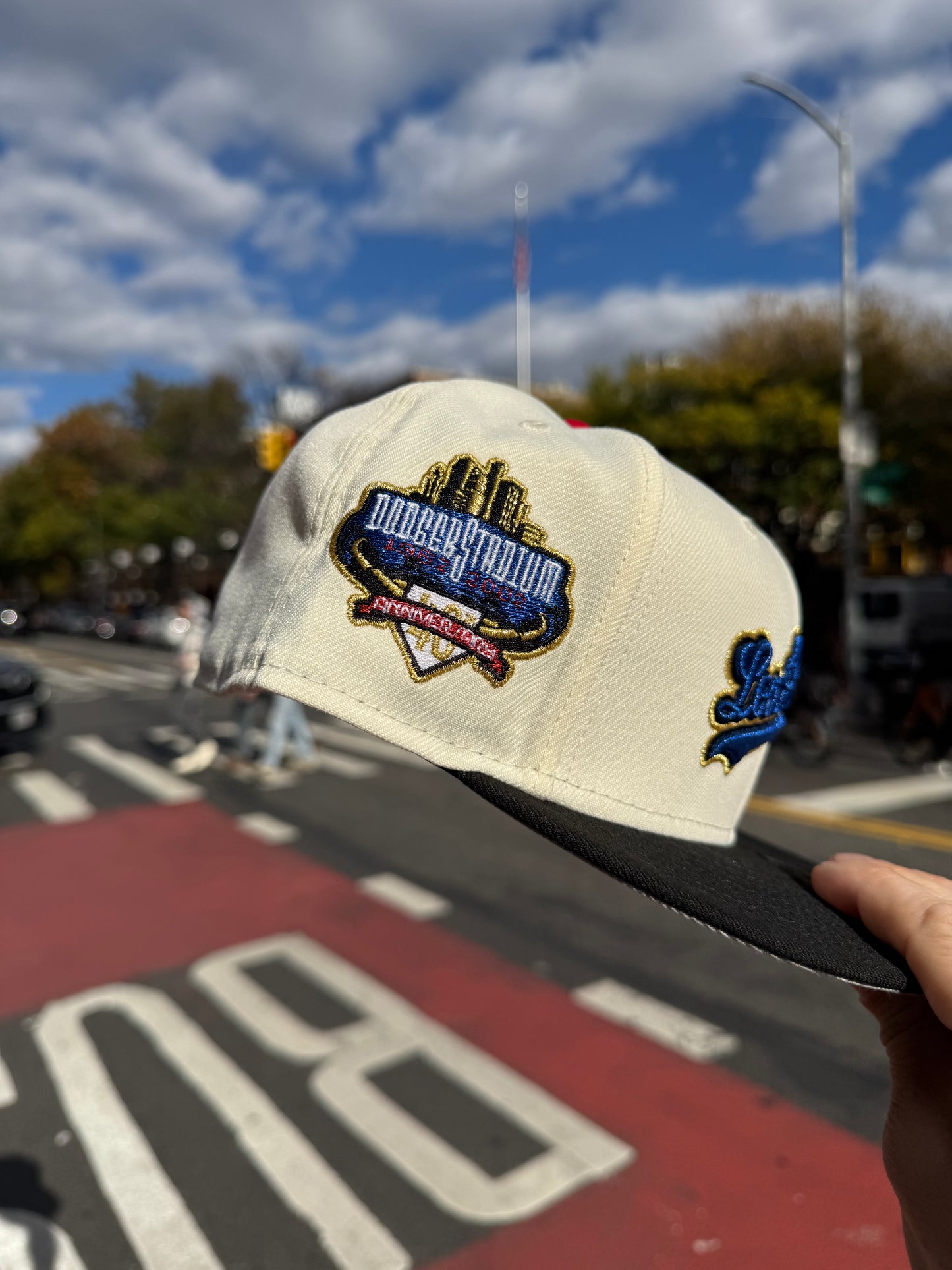 Los Angels Dodgers 40th Anniversary Chrome White/Black 59Fifty