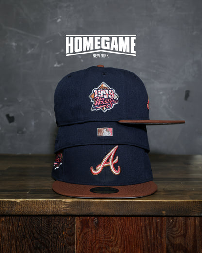 Atlanta Braves 1999 World Series Night Shift Navy/Brown 59Fifty New Era