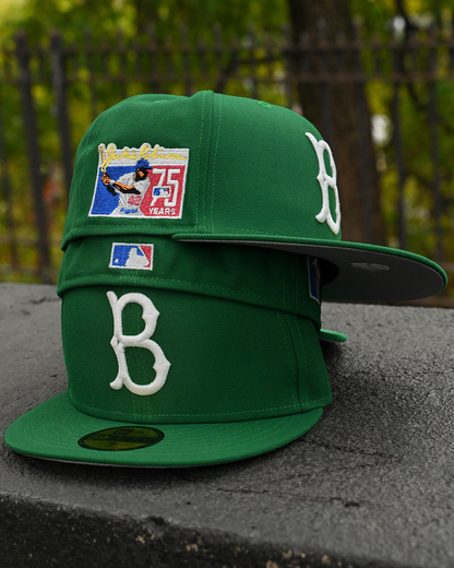 Brooklyn Dodgers Jackie Robinson 75 Years Kelly Green 59Fifty New Era