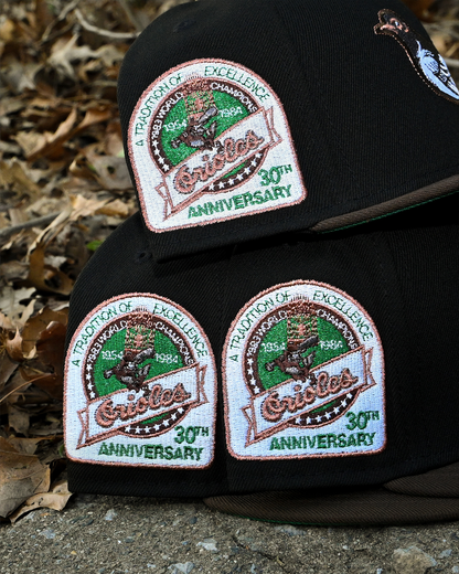 Baltimore Orioles 30th Anniversary Black/Walnut 59Fifty New Era