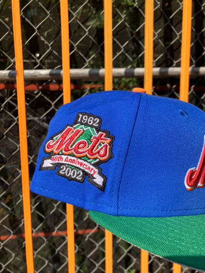 New York Mets 40th Anniversary Blue Blue/Kelly Green 59Fifty New Era