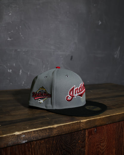 Cleveland Indians 1997 World series Dark Graphite/Black 59Fifty New Era