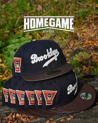Brooklyn Dodgers 1953 World Series Navy/Walnut 59Fifty New Era