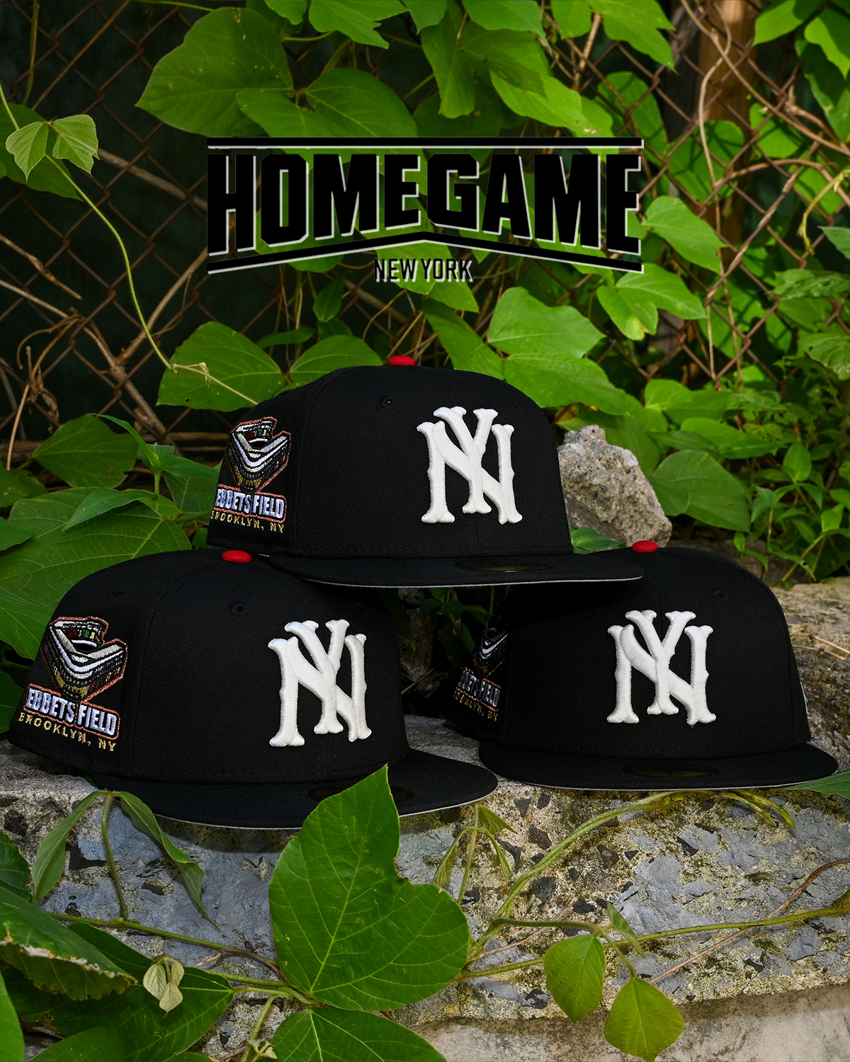 Brooklyn Eagles Ebbets Field Black 59Fifty New Era
