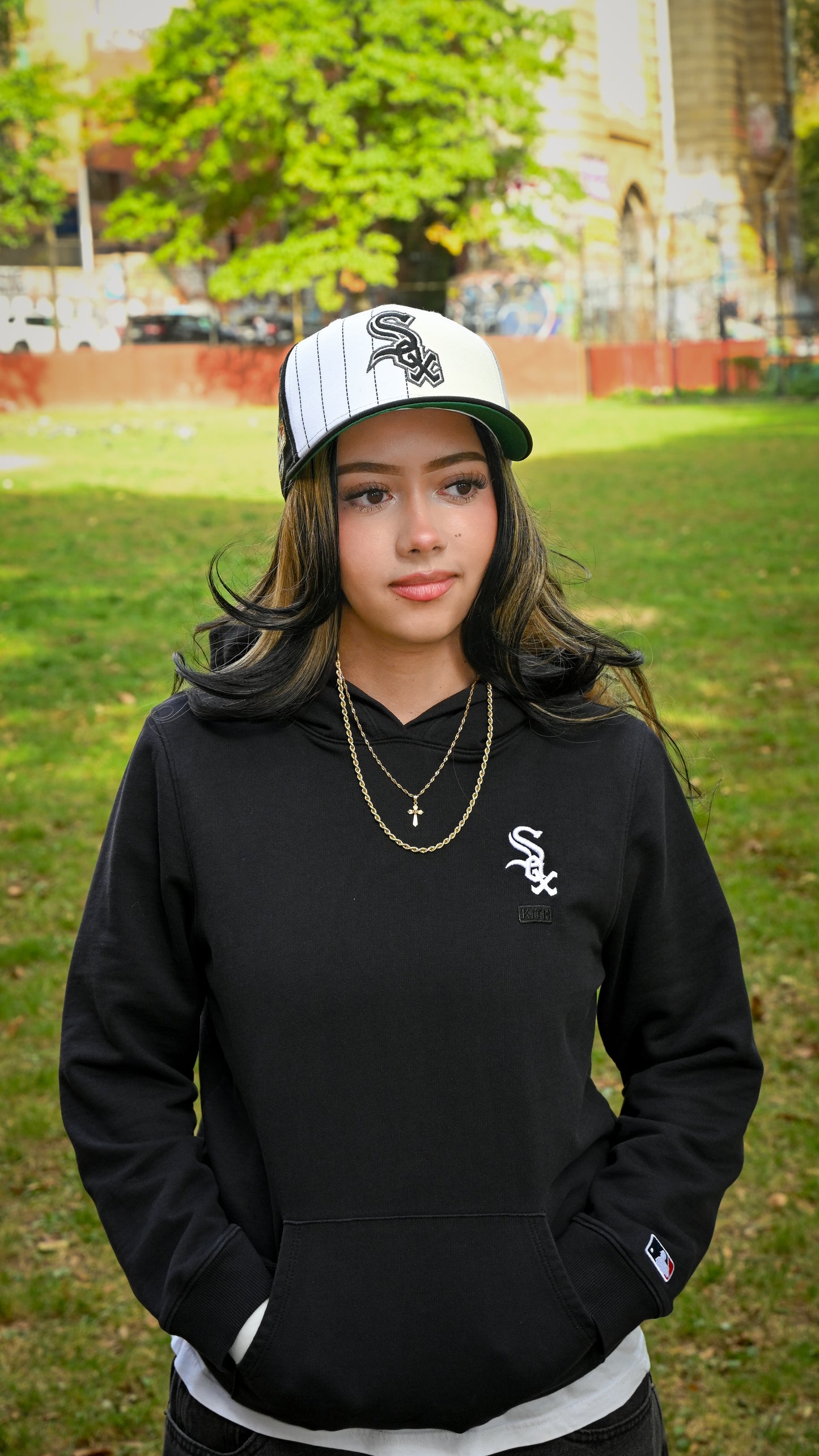 Chicago White Sox 2005 World Series White/Chrome White/Black 59Fifty New Era