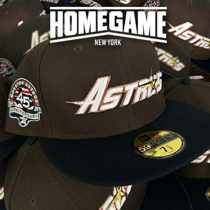 Houston Astros 45th Anniversary Brown/Navy 59Fifty New Era