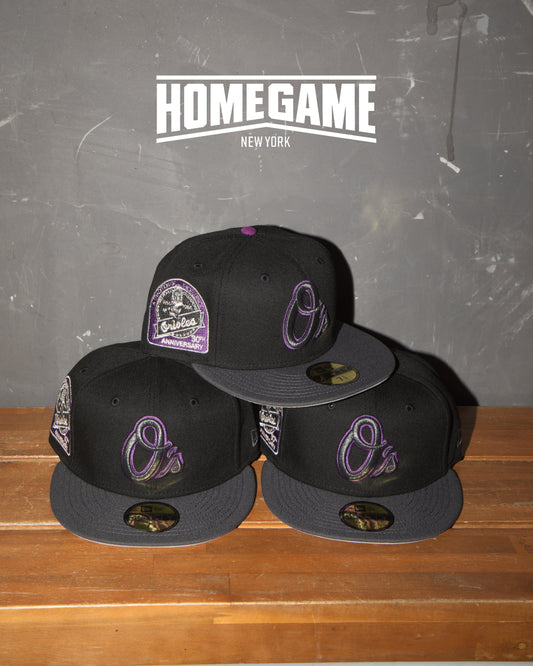 Baltimore Orioles 30th Anniversary Black/Graphite 59Fifty New Era