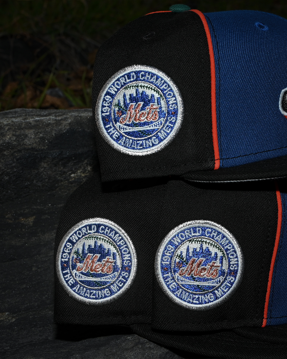 New York Mets 1969 World Champions Royal/Black 59Fifty New Era