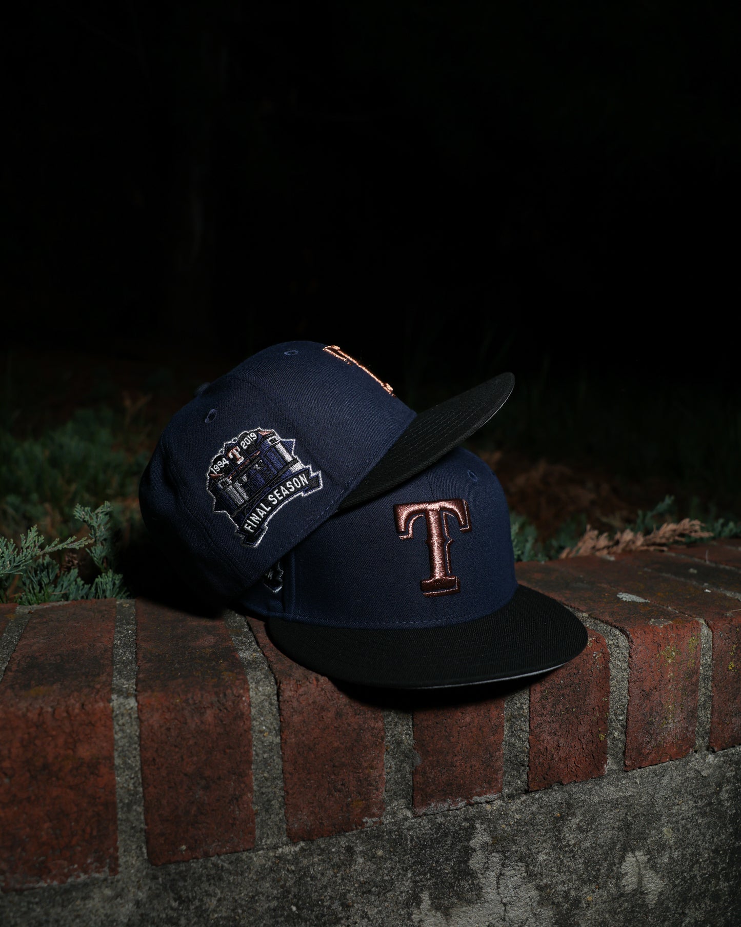 Texas Rangers Final Season Oceanside Blue/Black 59Fifty New Era