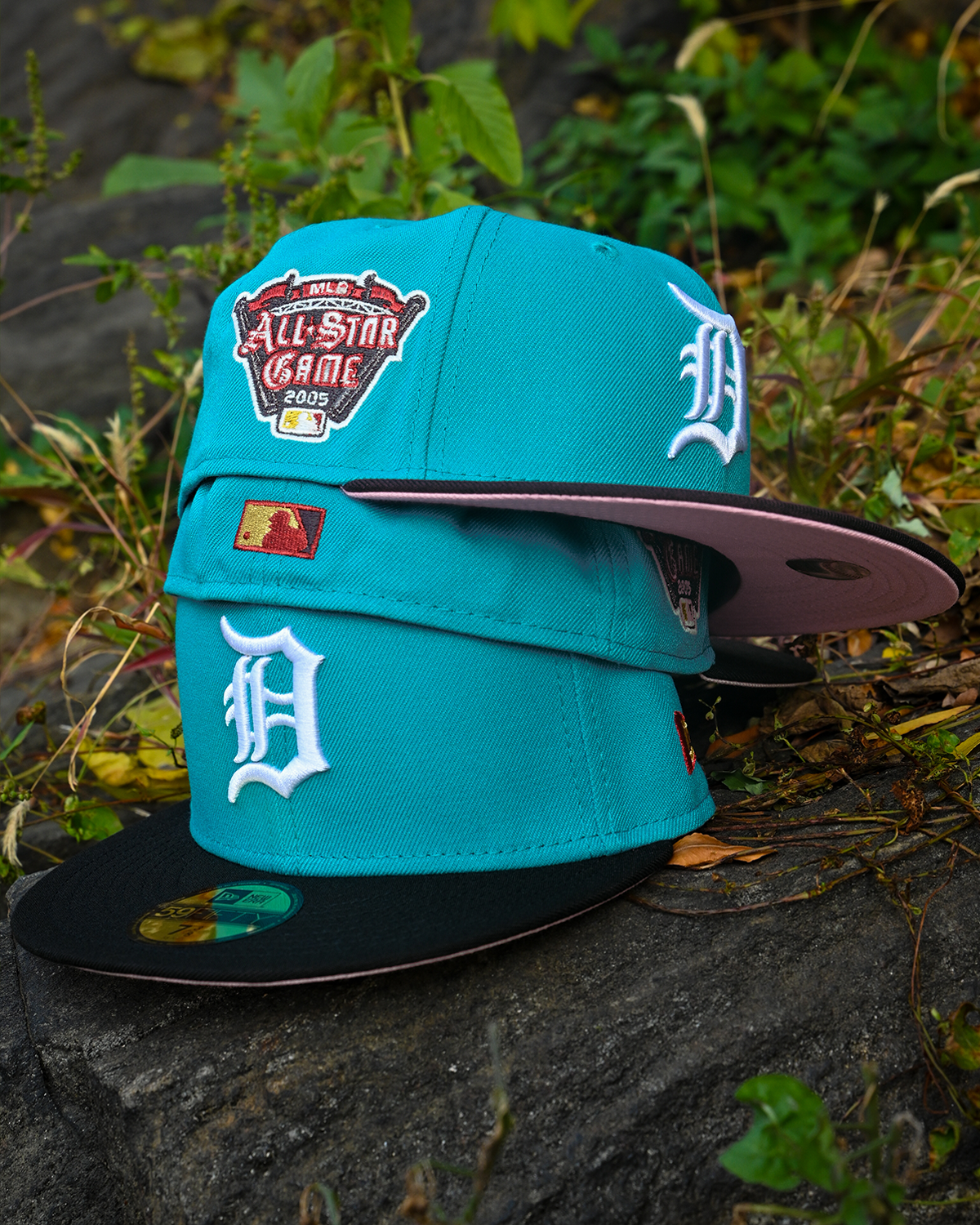 Detroit Tigers 2006 World Series Light Blue/Turquoise/Black 59Fifty New Era