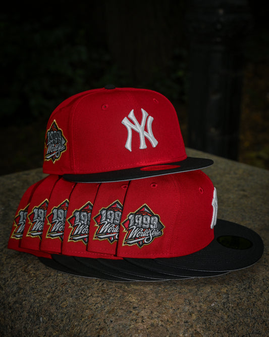 New York Yankees 1999 World Series Scarlet/Black 59Fifty New Era