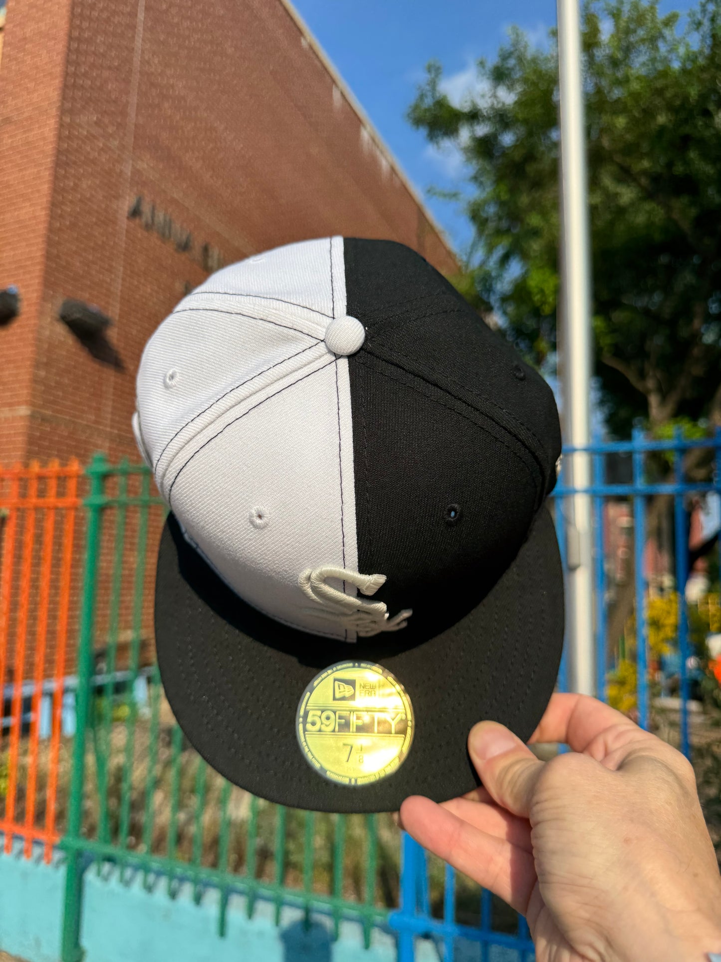 Chicago White Sox 2005 Wold Series Real White/Black 59Fifty New Era