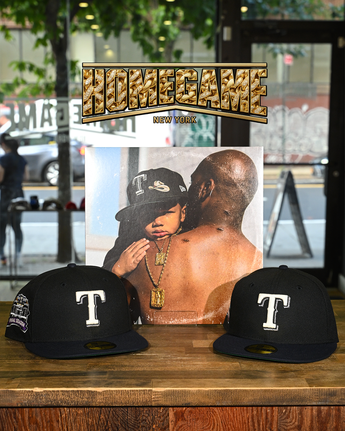 Texas Rangers Final Season Black/Navy 59Fifty New Era