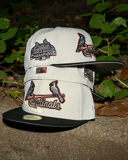 St Louis Cardinals 2006 World Series Chrome White/Black 59Fifty New Era