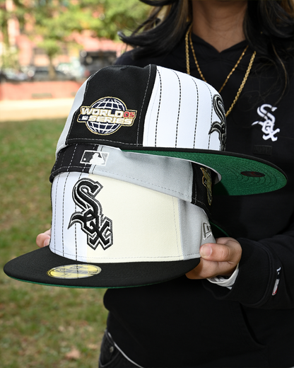 Chicago White Sox 2005 World Series White/Chrome White/Black 59Fifty New Era