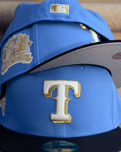 Texas Rangers Final Season Air Force Blue/Black 59Fifty New Era