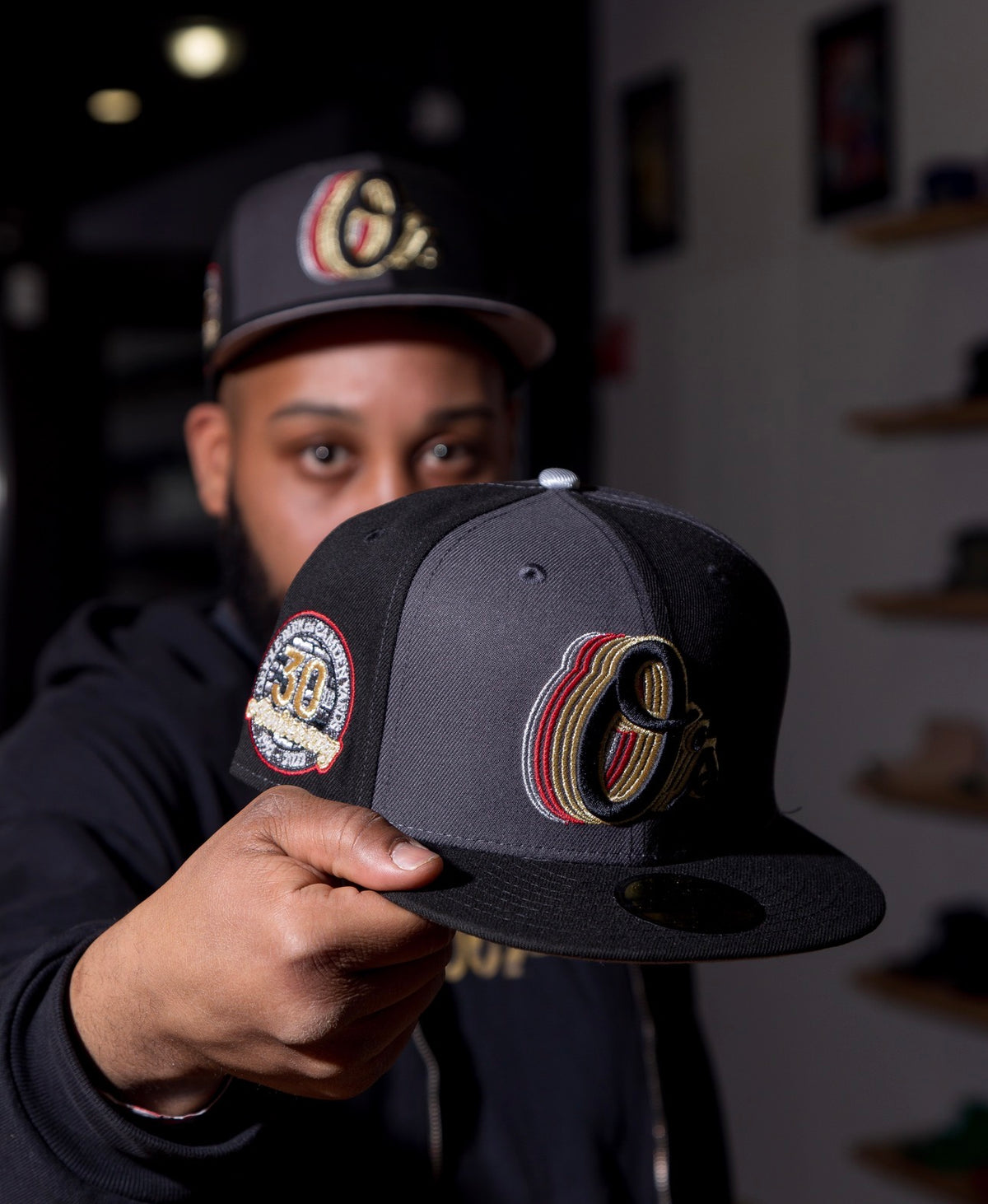 Restock! Baltimore Orioles 30th Anniversary Charcoal/Black/Black 59Fifty New Era