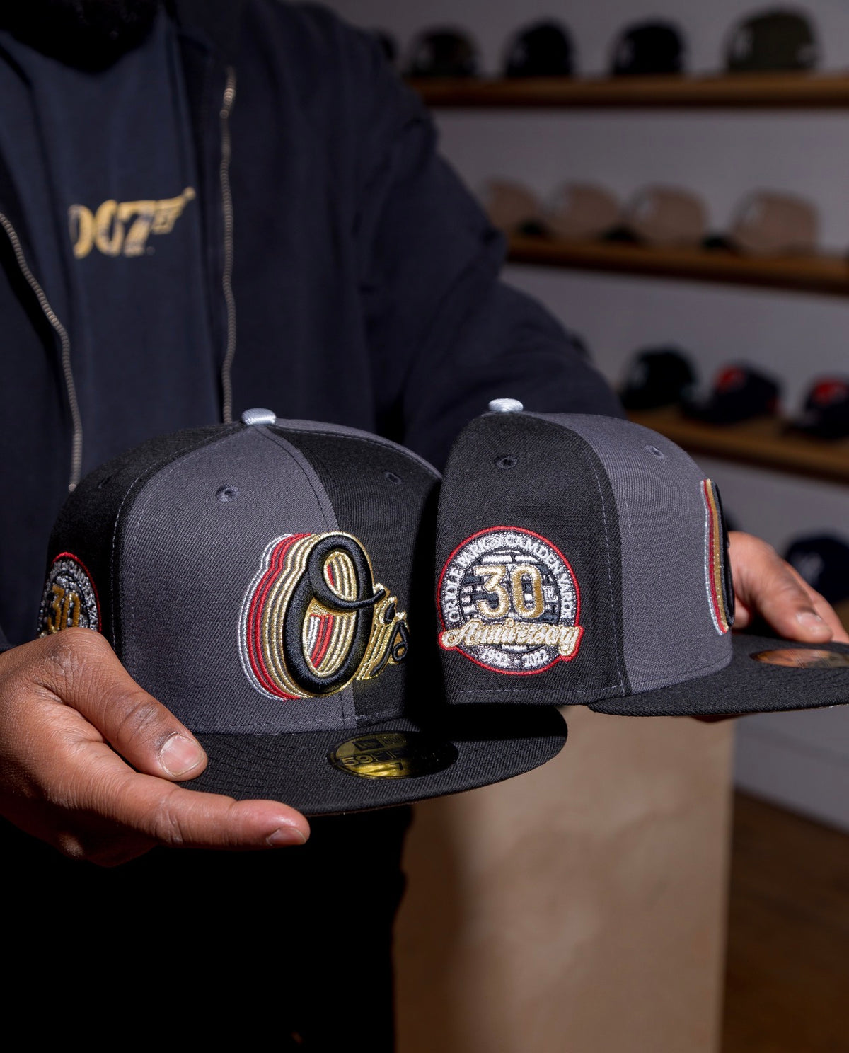 Restock! Baltimore Orioles 30th Anniversary Charcoal/Black/Black 59Fifty New Era
