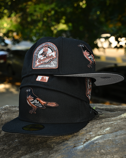 Baltimore Orioles 30th Anniversary Black 59Fifty New Era