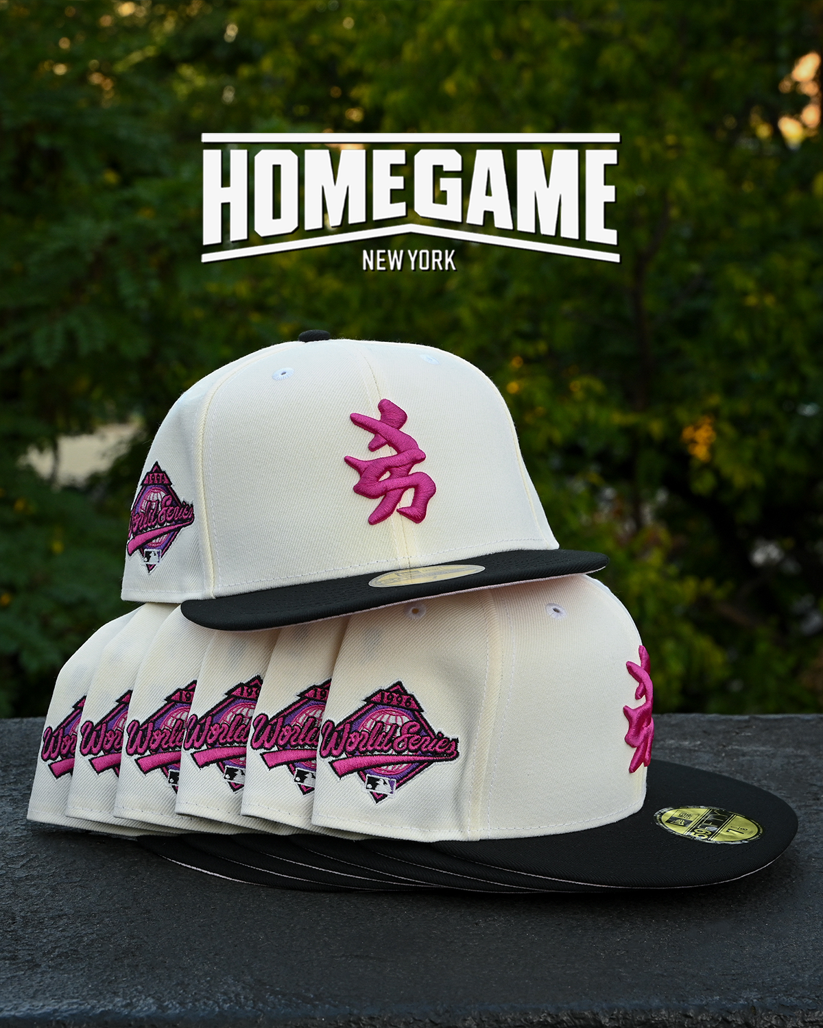 New York Yankees 1996 World Series Kanji Chrome White/Black 59Fifty New Era