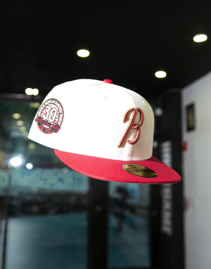 Baltimore Orioles 30th Anniversary Chrome White/Burgundy 59Fifty New Era