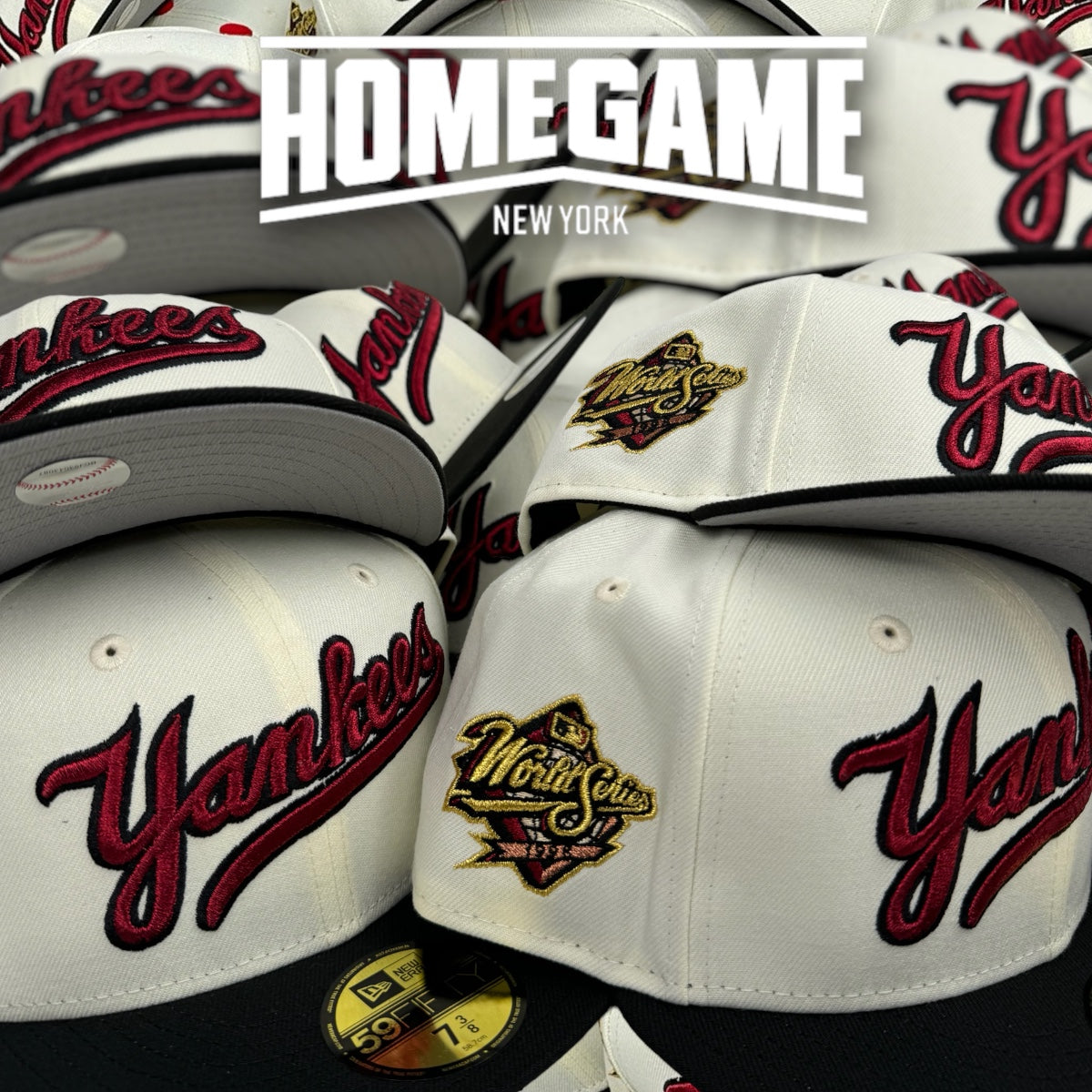 New York Yankees 1998 World Series Chrome White/Black 59Fifty New Era