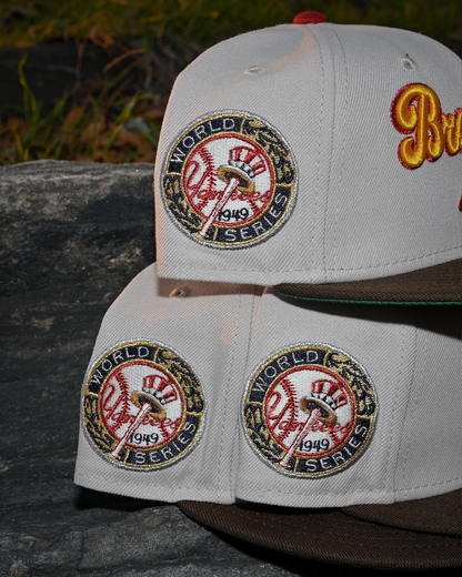 Brooklyn Dodgers 1949 World Series Stone/Walnut 59Fifty New Era