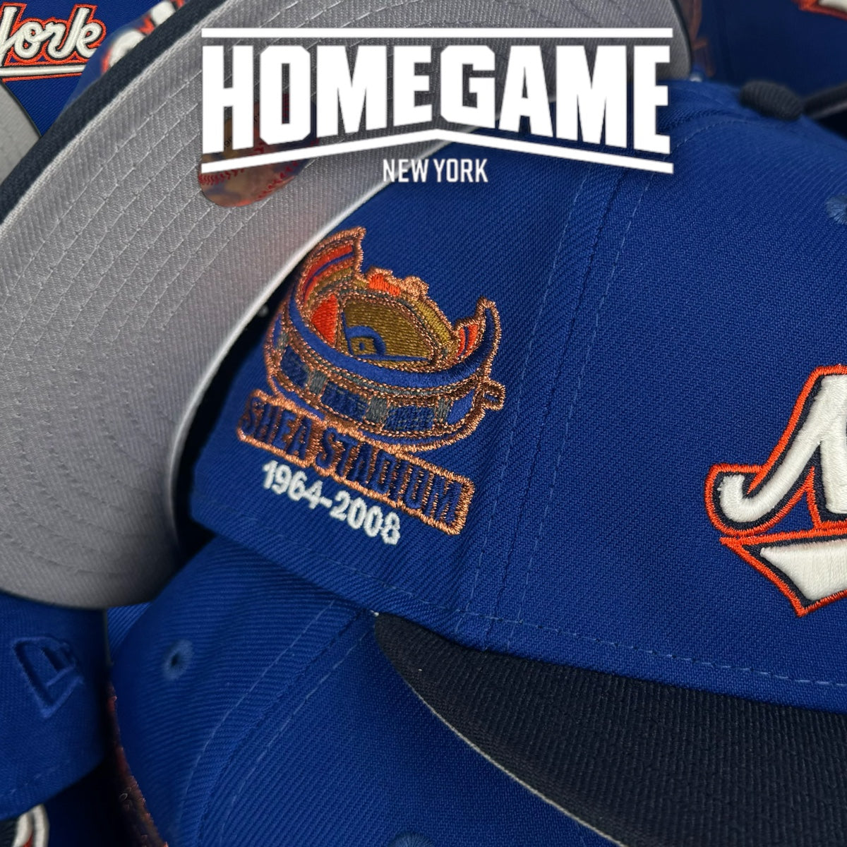 New York Mets Shea Stadium 1964-2008 Royal/Navy 59Fifty New Era