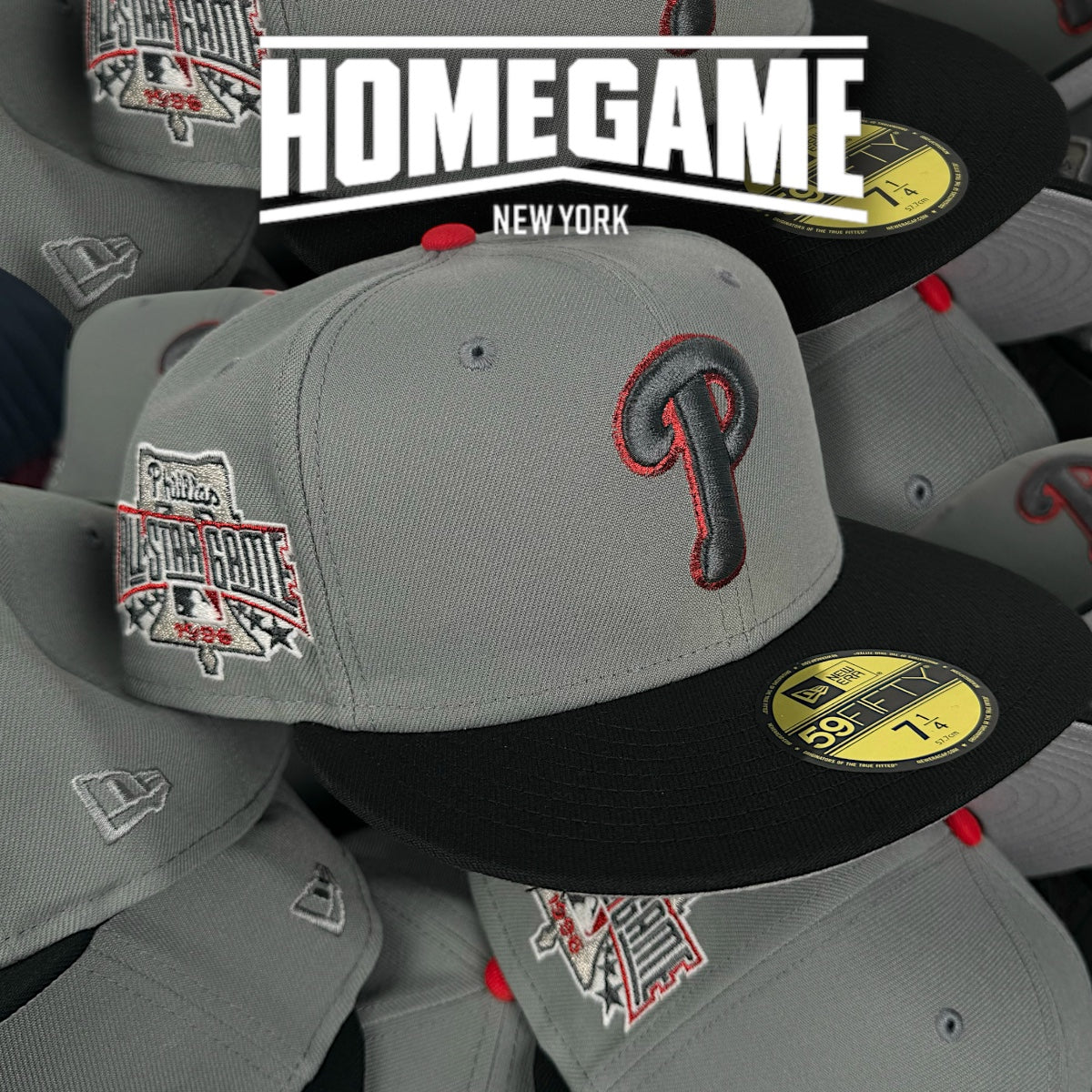 Philadelphia Phillies All Star Game 1996 Charcoal/Black 59Fifty New Era