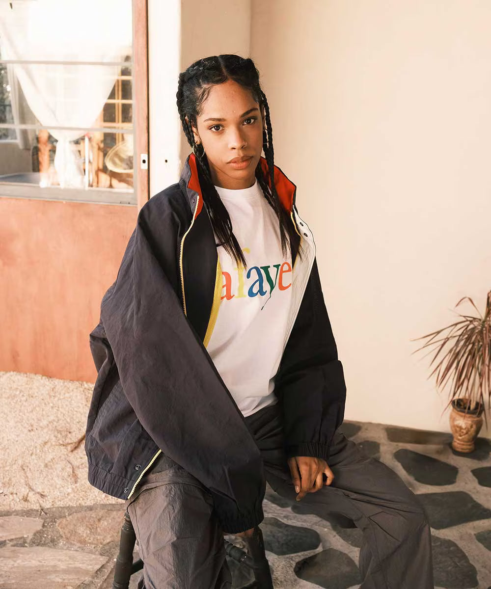 LFYT Colorblock Windbreaker Navy