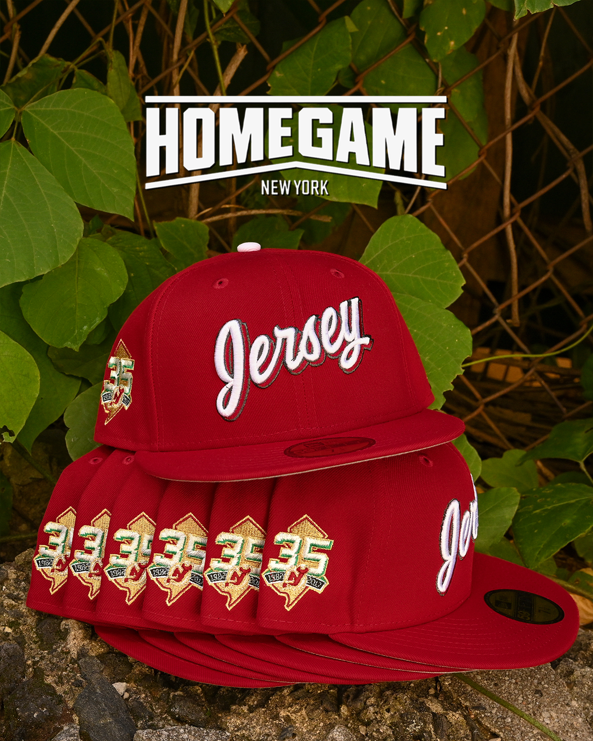 New Jersey Devils 35th Anniversary Red 59Fifty New Era