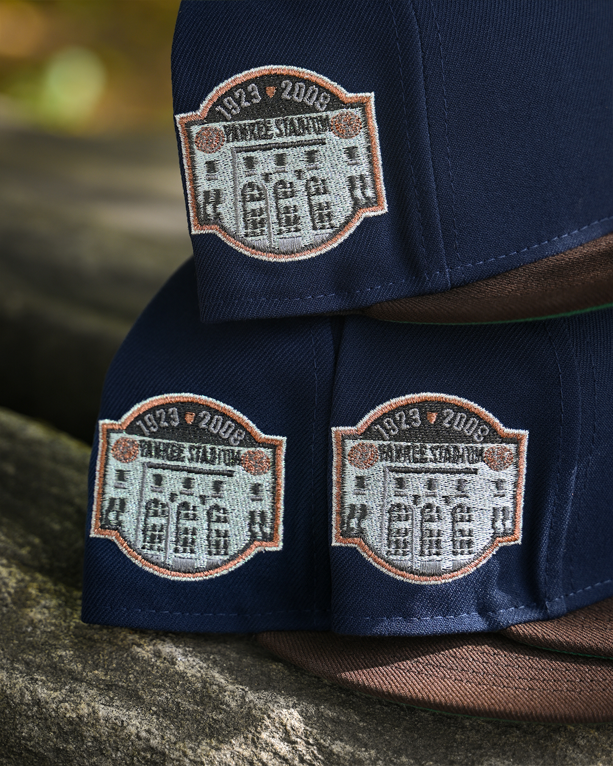 New York Yankees 1923 Yankee Stadium Light Navy/Walnut 59Fifty New Era