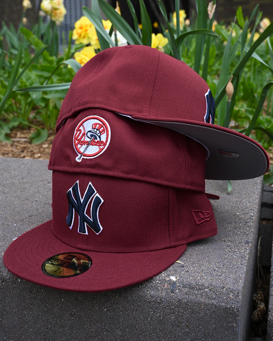 New York Yankees Maroon 59Fifty New Era