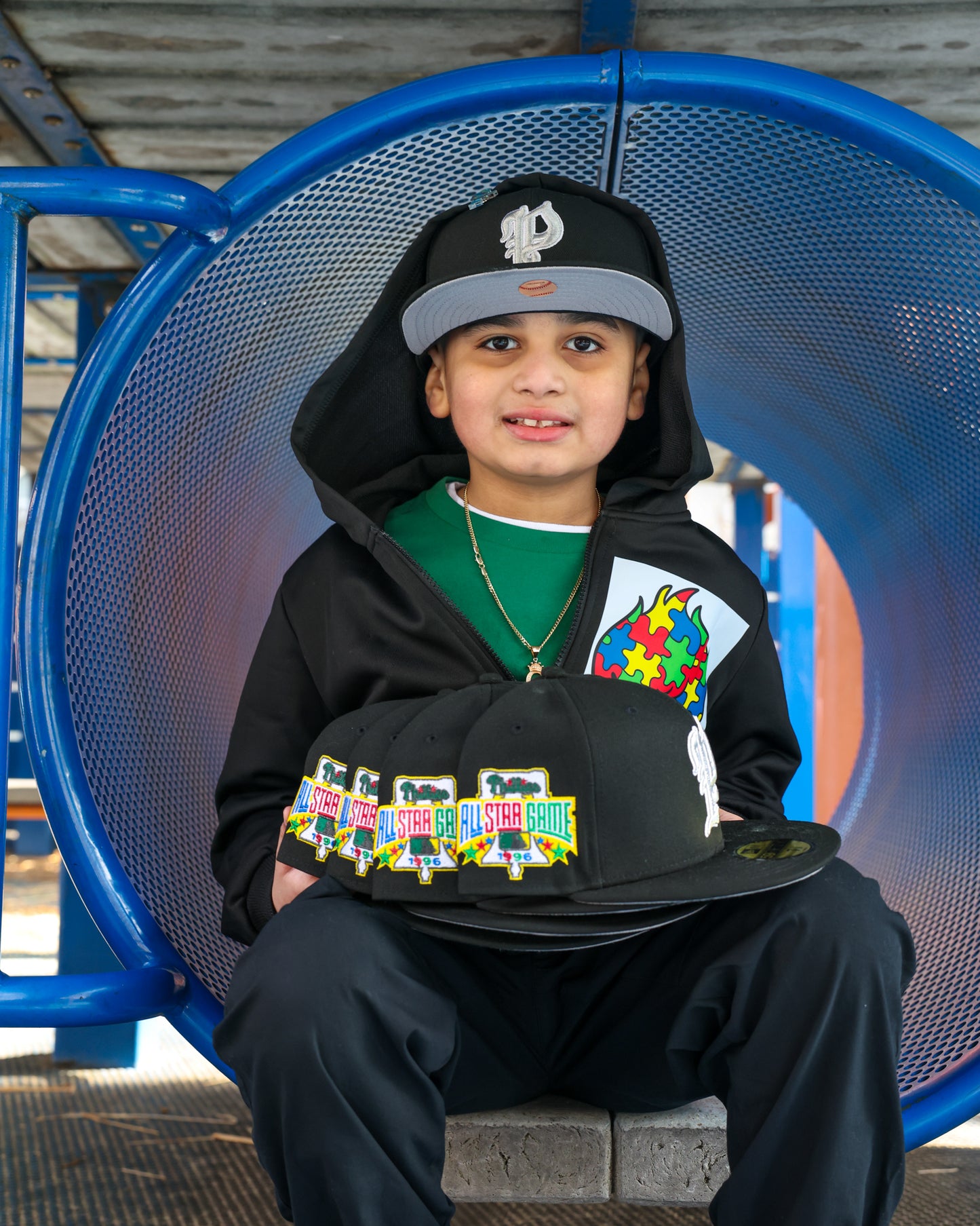 Philadelphia Phillies 1996 All Star Game Black 59Fifty New Era