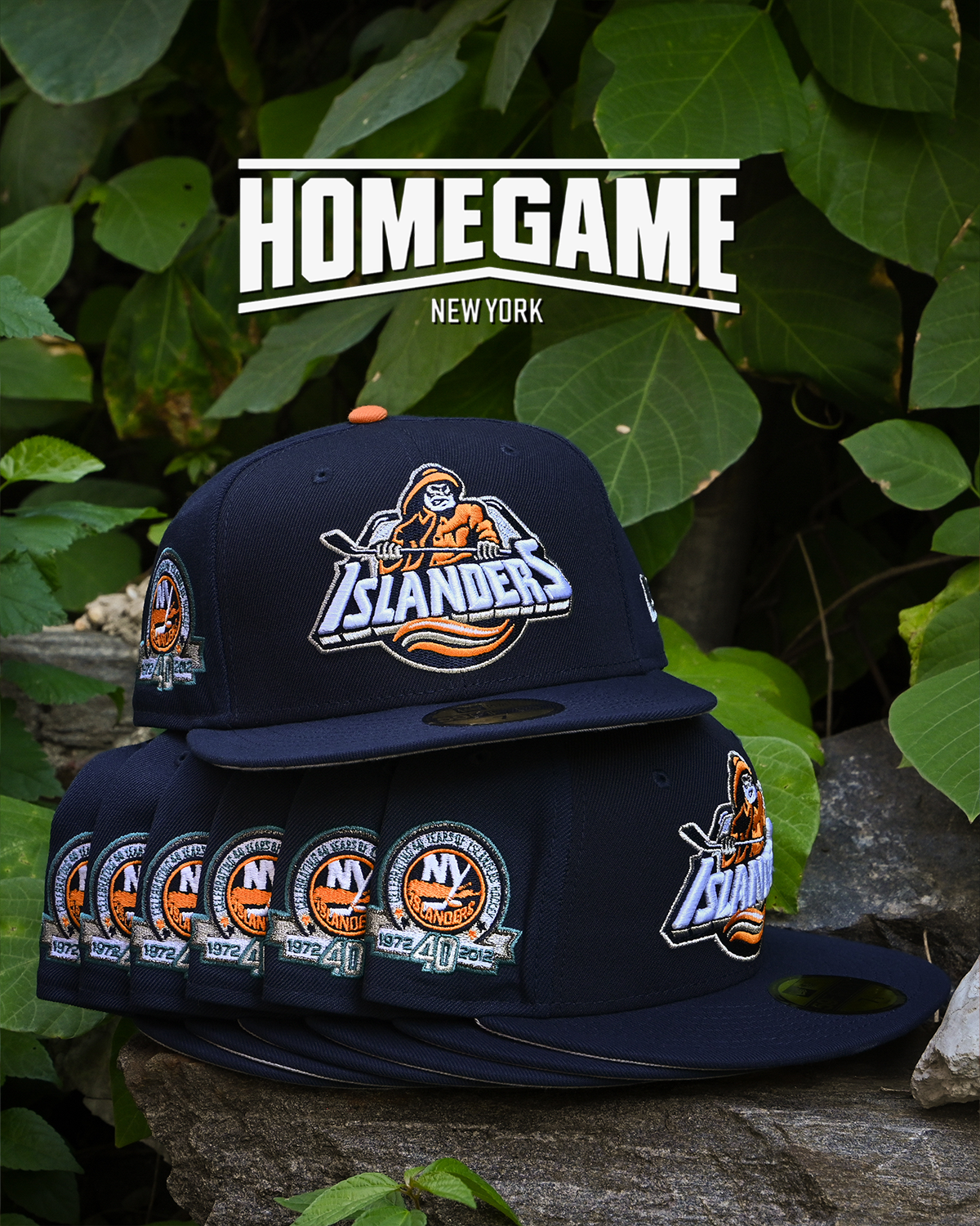 New York Islanders 40th Anniversary Multi/Navy 59Fifty New Era