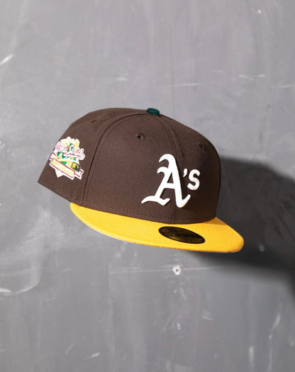 PRE-ORDER Oakland Athletic Battle of the Bay Brown/A Gold 59Fifty New Era