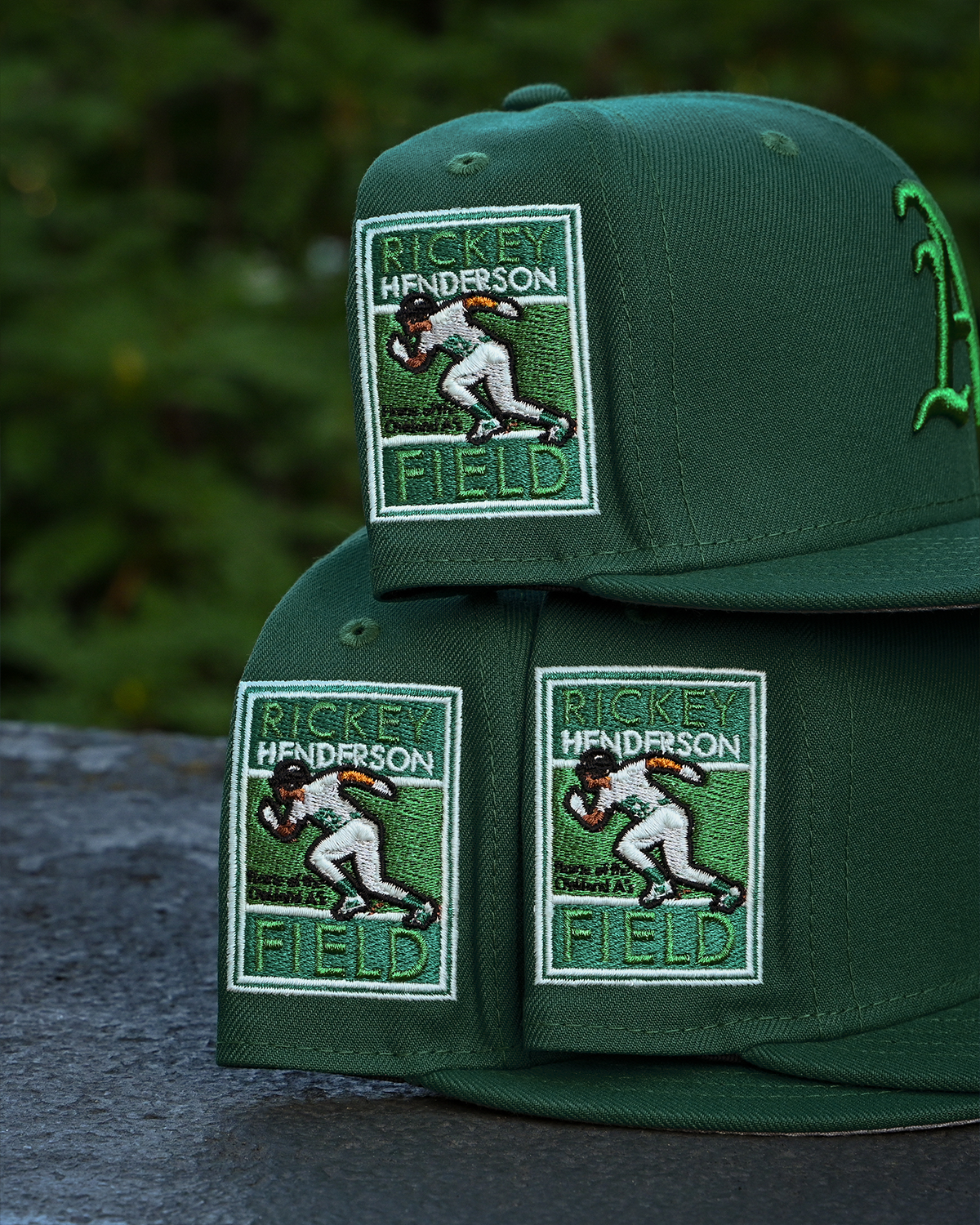 PRE-ORDER! Oakland Athletics Ricky Henderson Emerald Green 59Fifty New Era