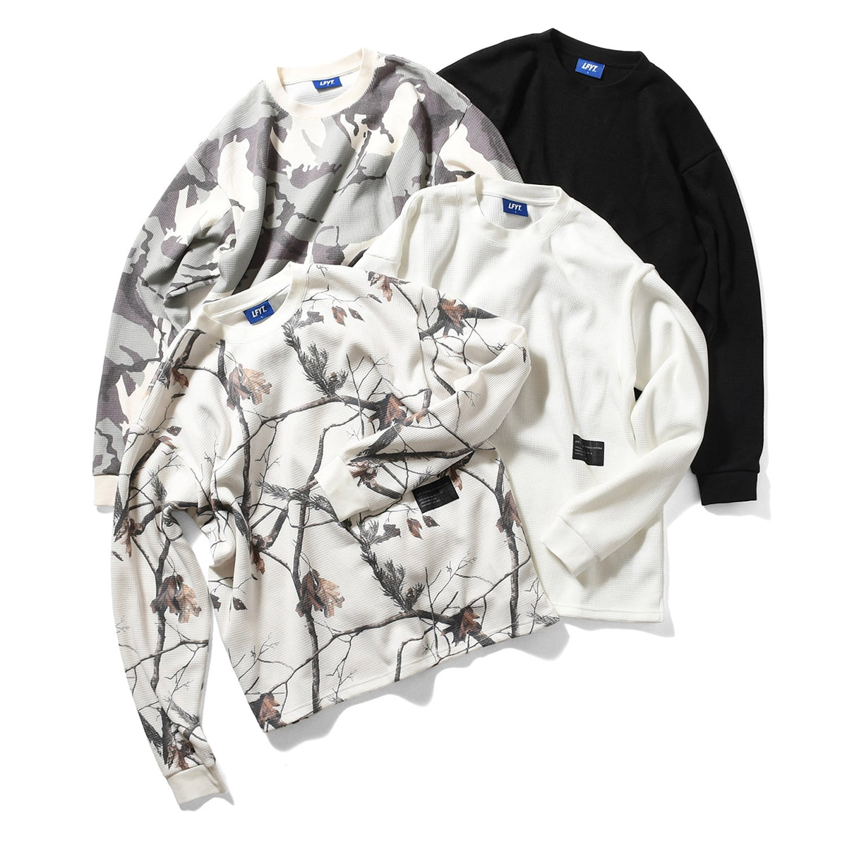 LFYT Waffle Thermal L/S Tee